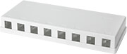 LOGILINK NK4035 SURFACE MOUNT BOX FOR KEYSTONE 8-PORT