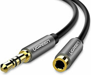 CABLE AUDIO 3.5MM M/F 3M UGREEN AV118 10595