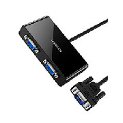 VGA SPLITTER 1PC-2MONITORS 1920X1440/60HZ UGREEN 20918