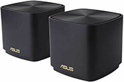 ASUS ASUS ZENWIFI AX MINI (XD4) WI-FI 6 ROUTER SYSTEM 2-PACK BLACK