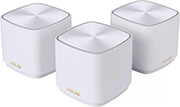 ASUS ASUS ZENWIFI AX MINI (XD4) WI-FI 6 ROUTER SYSTEM 3-PACK WHITE