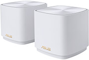 ASUS ASUS ZENWIFI AX MINI (XD4) WI-FI 6 ROUTER SYSTEM 2-PACK WHITE