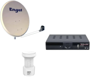 OEM ΔΟΡΥΦΟΡΙΚΟ ΣΕΤ ΔΕΚΤΗΣ REDLINE G140HD + ΚΑΤΟΠΤΡΟ ENGEL 100CM + SIΝGLE REDLINE LNB