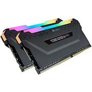 RAM CORSAIR CMW64GX4M2D3600C18 VENGEANCE RGB PRO BLACK 64GB (2X32GB) DDR4 3600MHZ DUAL KIT φωτογραφία