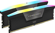 RAM CORSAIR CMH32GX5M2B5200C40 VENGEANCE RGB BLACK 32GB (2X16GB) DDR5 5200MHZ INTEL XMP DUAL