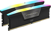 CORSAIR RAM CORSAIR CMH32GX5M2E6000C36 VENGEANCE RGB BLACK 32GB (2X16GB) DDR5 6000MT/S CL36 INTEL XMP DUAL