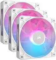 CORSAIR CORSAIR CO-9051022-WW RX120 ICUE LINK RGB FAN STARTER KIT 3 X 120MM WHITE WITH ICUE LINK SYSTEM HUB