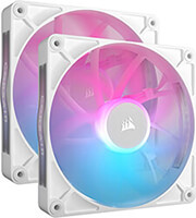 CORSAIR CORSAIR CO-9051024-WW RX140 ICUE LINK RGB FAN STARTER KIT 2 X 140MM WHITE WITH ICUE LINK SYSTEM HUB