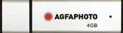AGFAPHOTO 4GB USB 2.0 FLASH DRIVE SILVER