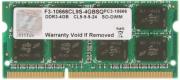 RAM G.SKILL F3-10666CL9S-4GBSQ 4GB SO-DIMM DDR3 PC3-10666 1333MHZ PER.553282