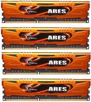 RAM G.SKILL F3-1600C10Q-32GAO 32GB (4X8GB) DDR3 PC3-12800 1600MHZ ARES QUAD CHANNEL KIT