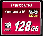 TRANSCEND TRANSCEND COMPACTFLASH 800 128GB UDMA7 MLC NAND FLASH TS128GCF800