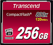 TRANSCEND TRANSCEND COMPACTFLASH 800 256GB UDMA7 MLC NAND FLASH TS256GCF800