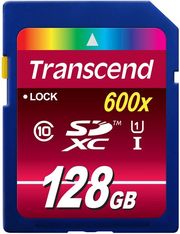 TRANSCEND TRANSCEND TS128GSDXC10U1 128GB SDXC CLASS 10 UHS-I 600X ULTIMATE