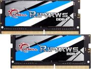 G.SKILL RAM G.SKILL F4-2400C16D-32GRS 32GB (2X16GB) SO-DIMM DDR4 2400MHZ RIPJAWS DUAL CHANNEL KIT