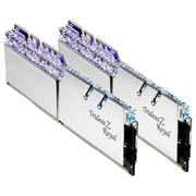 G.SKILL RAM G.SKILL F4-4000C18D-32GTRS 32GB (2X16GB) DDR4 4000MHZ TRIDENT Z ROYAL SILVER RGB DUAL KIT