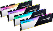 RAM G.SKILL F4-3200C16Q-64GTZN 64GB (4X16GB) DDR4 3200MHZ TRIDENT Z NEO RGB QUAD KIT