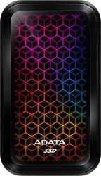 ADATA ADATA ASE770G-2TU32G2-CBK PORTABLE SSD SE770G RGB 2TB USB3.2 GEN 2 / TYPE-C