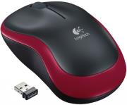 LOGITECH 910-002240 M185 WIRELESS MOUSE RED