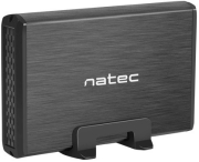 NATEC NATEC NKZ-0448 RHINO 3.5'' USB 3.0 SATA ENCLOSURE SLIM ALUMINIUM BLACK