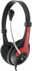ESPERANZA EH158R STEREO HEADPHONES WITH MICROPHONE ROOSTER RED