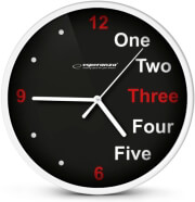 ESPERANZA EHC014W WALL CLOCK PRAGUE WHITE
