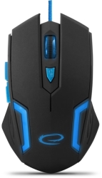 ESPERANZA EGM205B WIRED MOUSE FOR GAMERS 6D OPTICAL USB MX205 FIGHTER BLUE