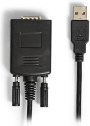 NEDIS NEDIS CCGW60852BK09 CONVERTER USB A MALE TO RS232 MALE USB 2.0 0.9M CABLE