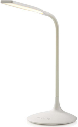 NEDIS LTLG3M1WT2 DIMMABLE LED TABLE LAMP, TOUCH CONTROL, 3 LIGHT MODES, RECHARGEABLE, 250LM