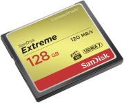 SANDISK SANDISK SDCFXSB-128G-G46 EXTREME 128GB COMPACT FLASH MEMORY CARD