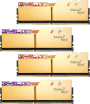 RAM G.SKILL F4-3600C16Q-32GTRGC 32GB (4X8GB) DDR4 3600MHZ TRIDENT Z ROYAL GOLD RGB QUAD KIT