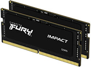 KINGSTON RAM KINGSTON KF548S38IBK2-64 FURY IMPACT 64GB (2X32GB) SO-DIMM DDR5 4800MHZ DUAL KIT