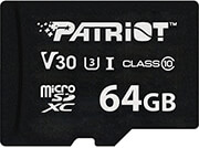 PATRIOT PATRIOT PSF64GVX31MCX VX SERIES 64GB MICRO SDXC V30 U3 CLASS 10