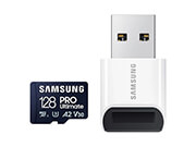 SAMSUNG SAMSUNG MB-MY128SB/WW PRO ULTIMATE 128GB MICRO SDXC UHS-I U3 V30 A2 + USB READER