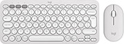 LOGITECH 920-012240 PEBBLE 2 COMBO WIRELESS BLUETOOTH KEYBOARD MOUSE WHITE