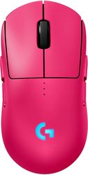 LOGITECH G PRO 2 LIGHTSPEED AMBIDEXTROUS WIRELESS GAMING MOUSE PINK 910-007309