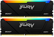 RAM KINGSTON KF432C16BB2AK2/16 FURY BEAST RGB 16GB (2X8GB) DDR4 3200MT/S CL16 DUAL KIT