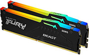 KINGSTON RAM KINGSTON KF556C36BBEAK2-16 FURY BEAST RGB 16GB (2X8GB) DDR5 5600MHZ CL36 AMD EXPO CERT DUAL KIT