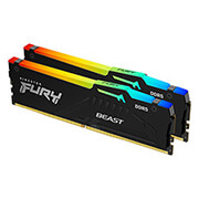 RAM KINGSTON KF556C40BBAK2-16 FURY BEAST RGB 16GB (2X8GB) DDR5 5600MHZ CL40 INTEL XMP DUAL KIT