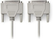 NEDIS NEDIS CCGP52100IV20 RS232 CABLE D-SUB 25-PIN MALE - D-SUB 25-PIN MALE 2M IVORY
