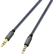 HOCO HOCO CABLE 3.5MM TO 3.5MM UPA04 NOBLE SOUND AUX WITH MIC AND BUTTON TARNISH