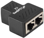 LANBERG RJ45 INLINE COUPLER SPLITTER RJ45 - 2XRJ45 SHIELDED