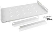 LANBERG 19'' FIXED SHELF WITH ANGLE BAR 1U/496X280MM MAX LOAD CAPACITY UP TO 120KG GREY