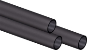 CORSAIR CORSAIR HYDRO X TUBING HARD XT SATIN BLACK (3X1M 10/12MM ID/OD PMMA)