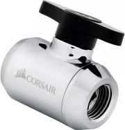 CORSAIR CORSAIR HYDRO X FITTING ADAPTER XF SHUT-OFF BALL VALVE CHROME