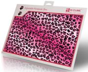 G-CUBE A4-GSL-17P LUX LEOPARD PINK TRIM TO FIT NOTEBOOK SKIN 17''