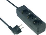 REV REV 3-WAY POWER STRIP 3M BLACK