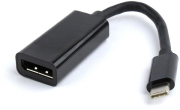 CABLEXPERT CABLEXPERT A-CM-DPF-01 USB-C TO DISPLAYPORT ADAPTER BLACK