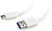 CABLEXPERT CABLEXPERT CCP-USB3-AMCM-1M-W USB 3.0 AM TO TYPE-C CABLE (AM/CM) 1M WHITE