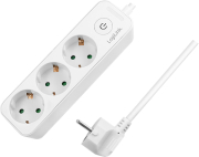 LOGILINK LOGILINK LPS244 SOCKET OUTLET 3-WAY WITH SWITCH 1.5M WHITE